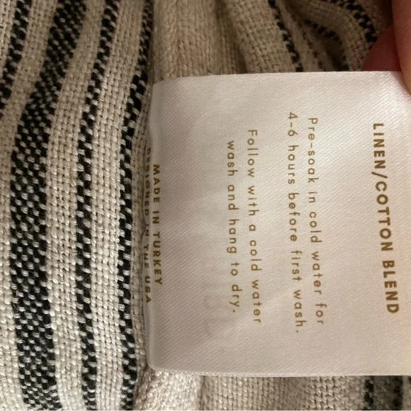 Oddbird Fener linen Kisa cut robe. - Picture 6 of 7